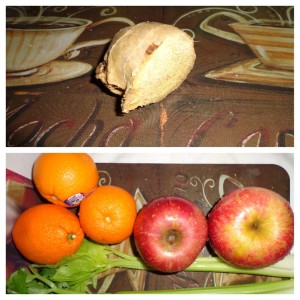 ginger, apples & oranges