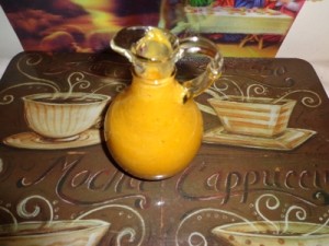 creamy mango garlic dressing