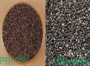 poppy seeds vs chia seeds
