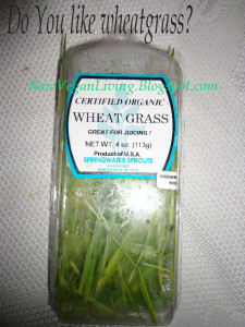 packaged wheatgrass