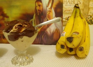 banana chocolate sundae 