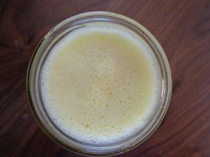 inside pineapple juice